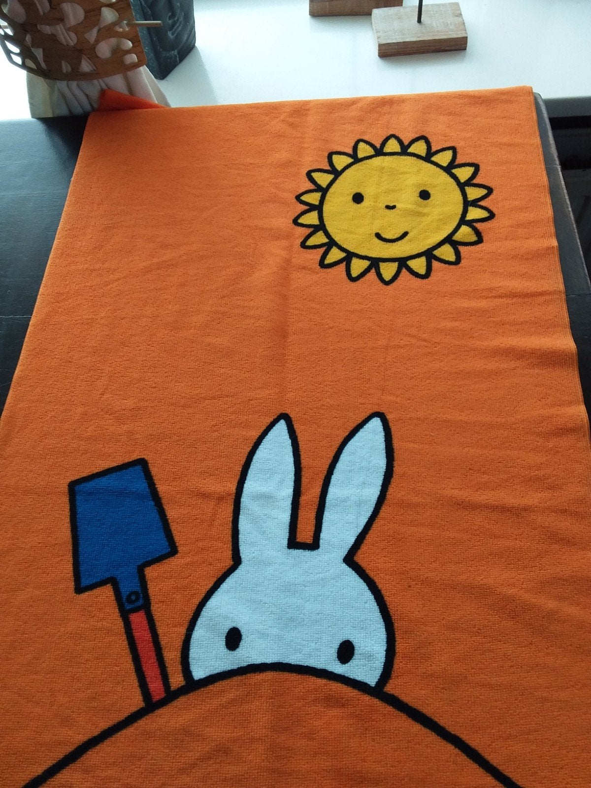 Kinder badhanddoek 50x100 cm - Nijntje en zon, Ophalen, Nieuw, Oranje, Handdoek
