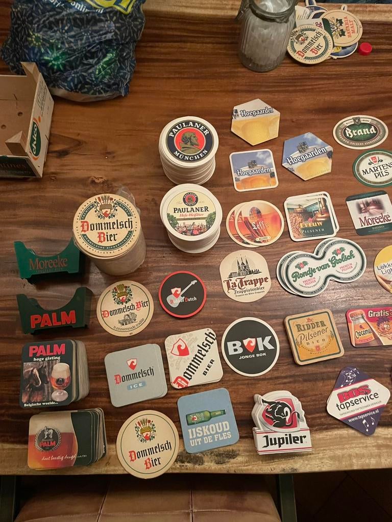 Div. Bierviltjes, Ophalen of Verzenden, Zo goed als nieuw, Viltje(s), Overige merken