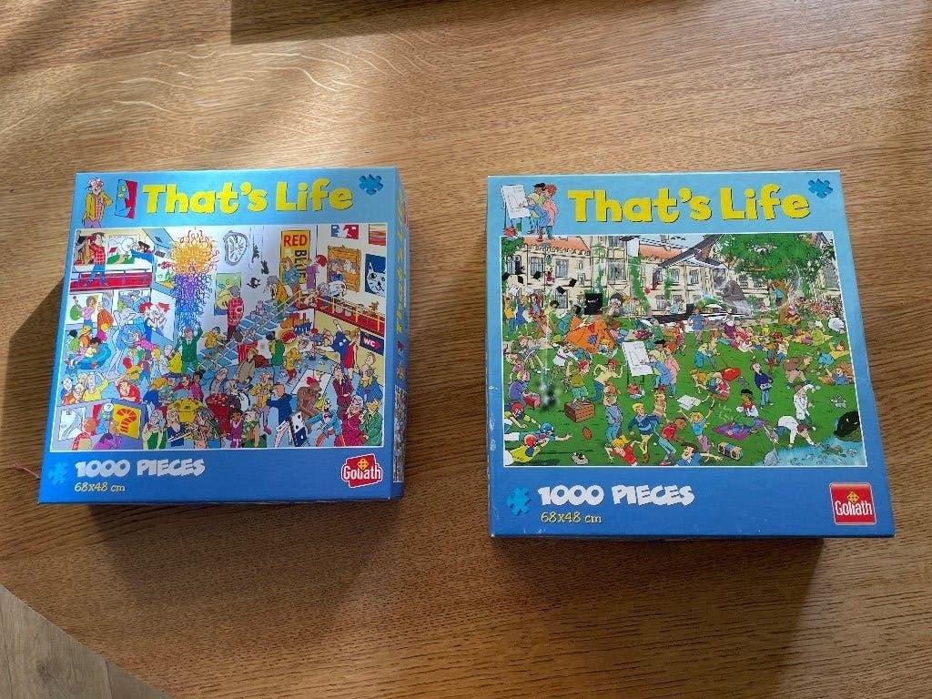 That’s life  Goliath puzzel, Hobby en Vrije tijd, Ophalen of Verzenden, 500 t/m 1500 stukjes, Zo goed als nieuw