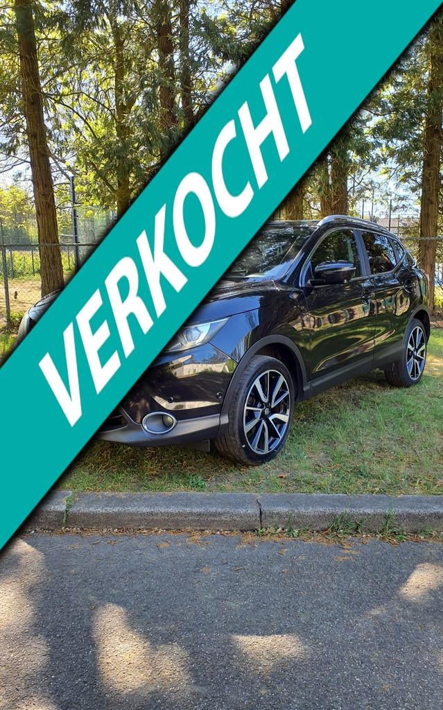 Nissan Qashqai 1.2 Tekna 360 camera , leer , 90.000 km nap, Voorwielaandrijving, Euro 5, Gebruikt, 4 cilinders