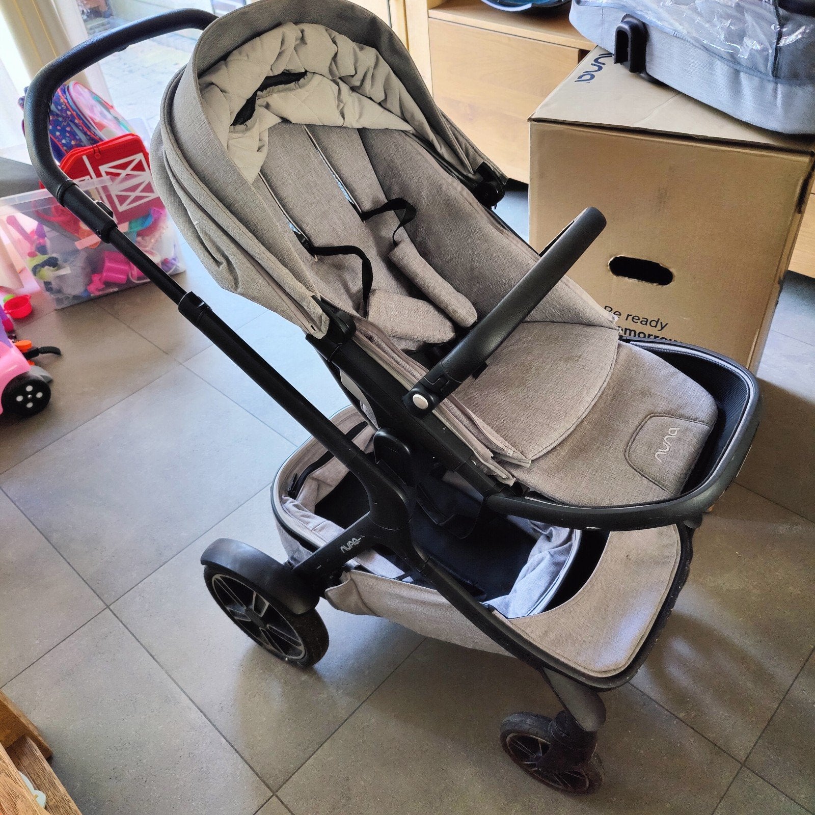 Nuna kinderwagen + reiswieg demi grow frost, Kinderen en Baby's, Buggy's, Gebruikt, Overige merken, Ophalen of Verzenden