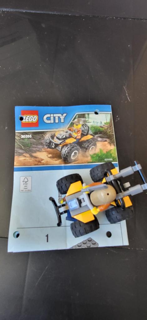 Lego City Quad (30355) inclusief boekje, Compleet, Lego, Ophalen of Verzenden, Complete set