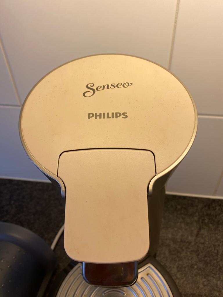 Senseo koffiepadmachine, Witgoed en Apparatuur, Koffiezetapparaten, Ophalen, Koffiemachine, Zo goed als nieuw, 2 tot 4 kopjes
