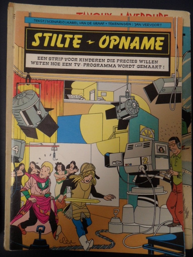 Stilte-Opname. Hoe wordt een tv opname gemaakt. RABO bank, Eén stripboek, Ophalen of Verzenden