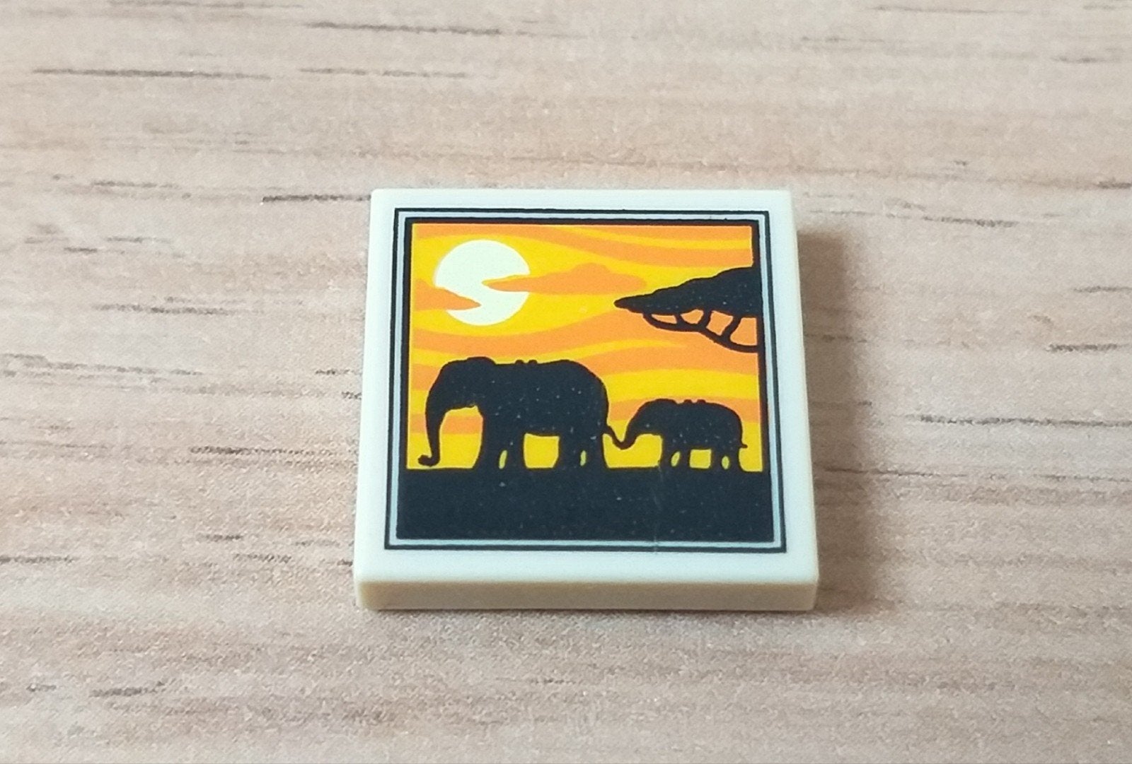 lego Afrika  / olifanten 2x2 tegel opdruk nieuw🆕️, Ophalen of Verzenden, Nieuw