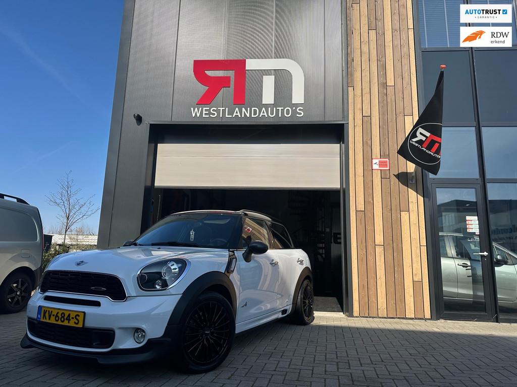 Mini Countryman 1.6 Cooper S /autm/ JCW pakket/navi/pano/cli, Auto's, Mini, Euro 5, Zwart, Wit, Nieuw