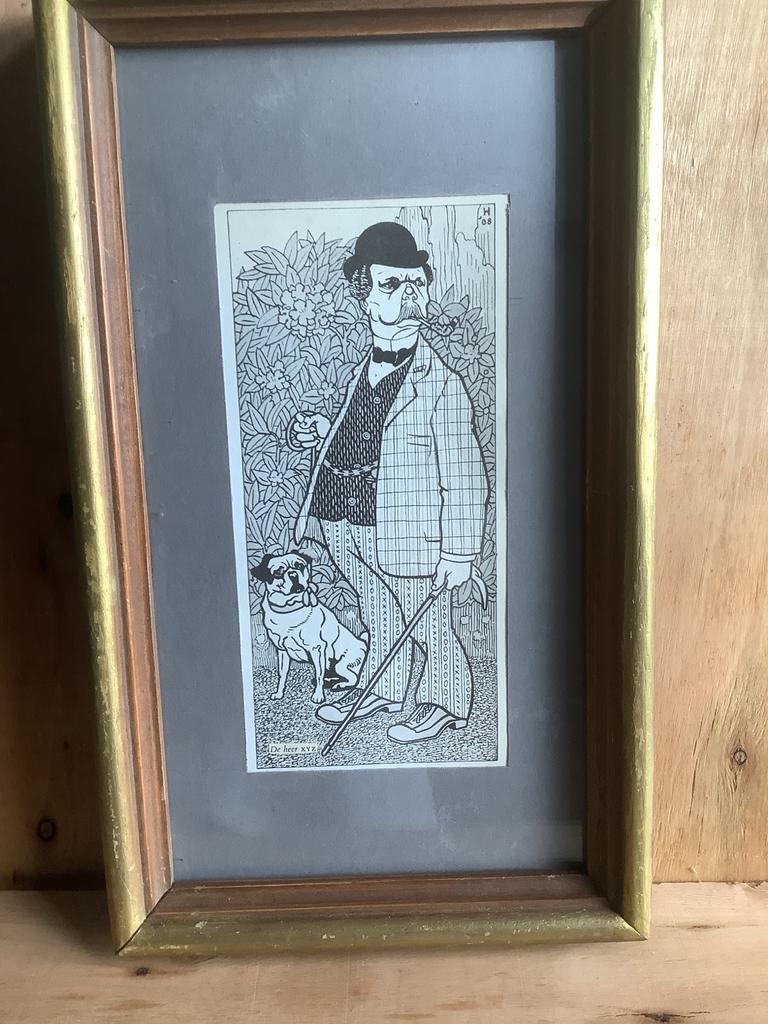 Albert Hahn - Tekening, Ophalen of Verzenden