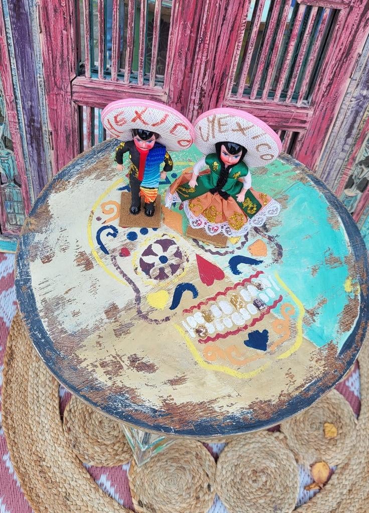 Mexicaans/Boho/Hippie/Kastje/Tafeltje/Kist, Ophalen of Verzenden