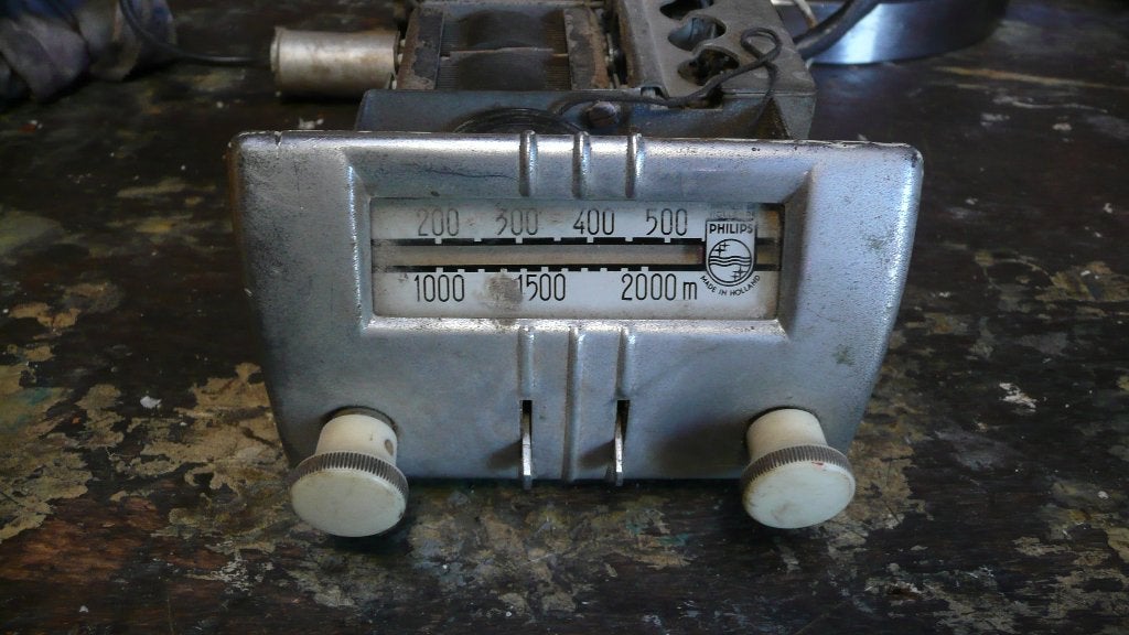 Antieke Philip autoradio (radiobuizen), Ophalen of Verzenden, Gebruikt