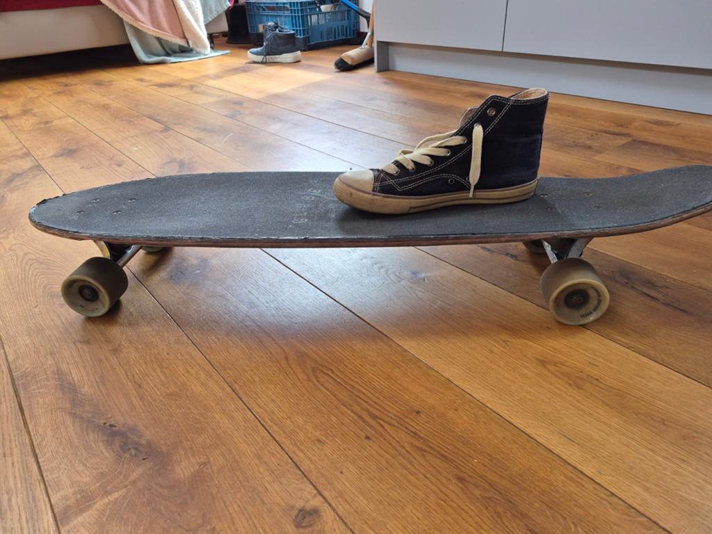 Longboard, mag geruild met skateboard, Ophalen of Verzenden, Gebruikt, Overige typen, Longboard
