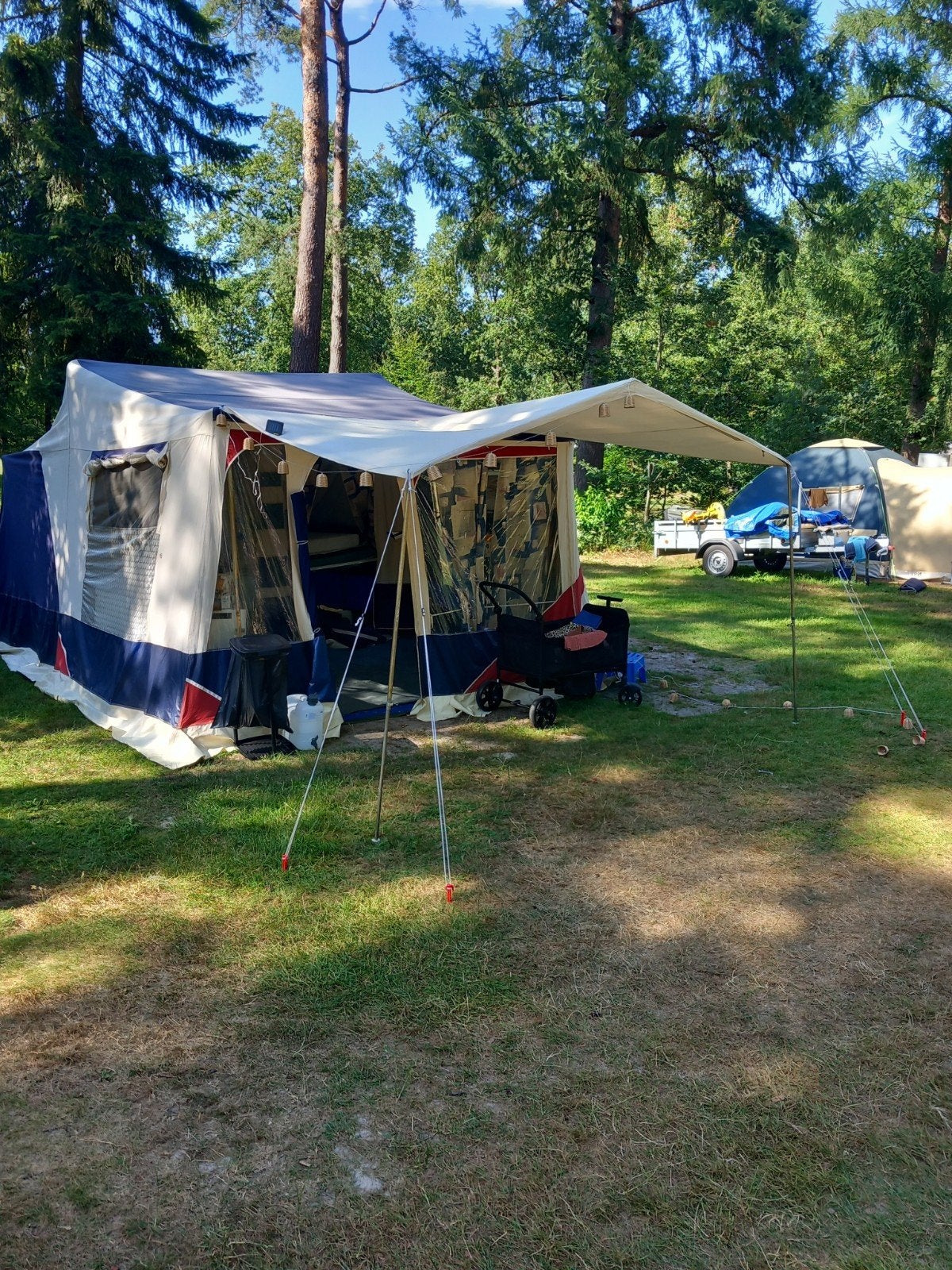 Jamet Jametic vouwwagen - snel en gemakkelijk op te zetten, Caravans en Kamperen, Ophalen, Aanwezig, Jamet