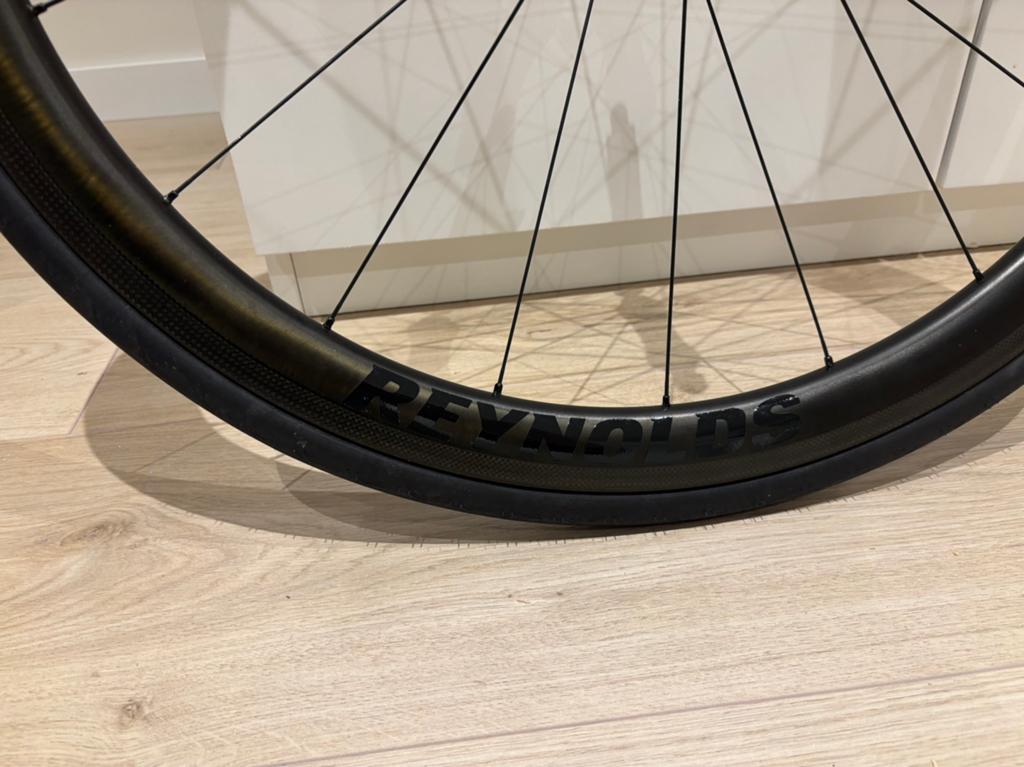 Reynolds AR41 carbon wielset - velgremmen, Ophalen, Zo goed als nieuw, Carbon