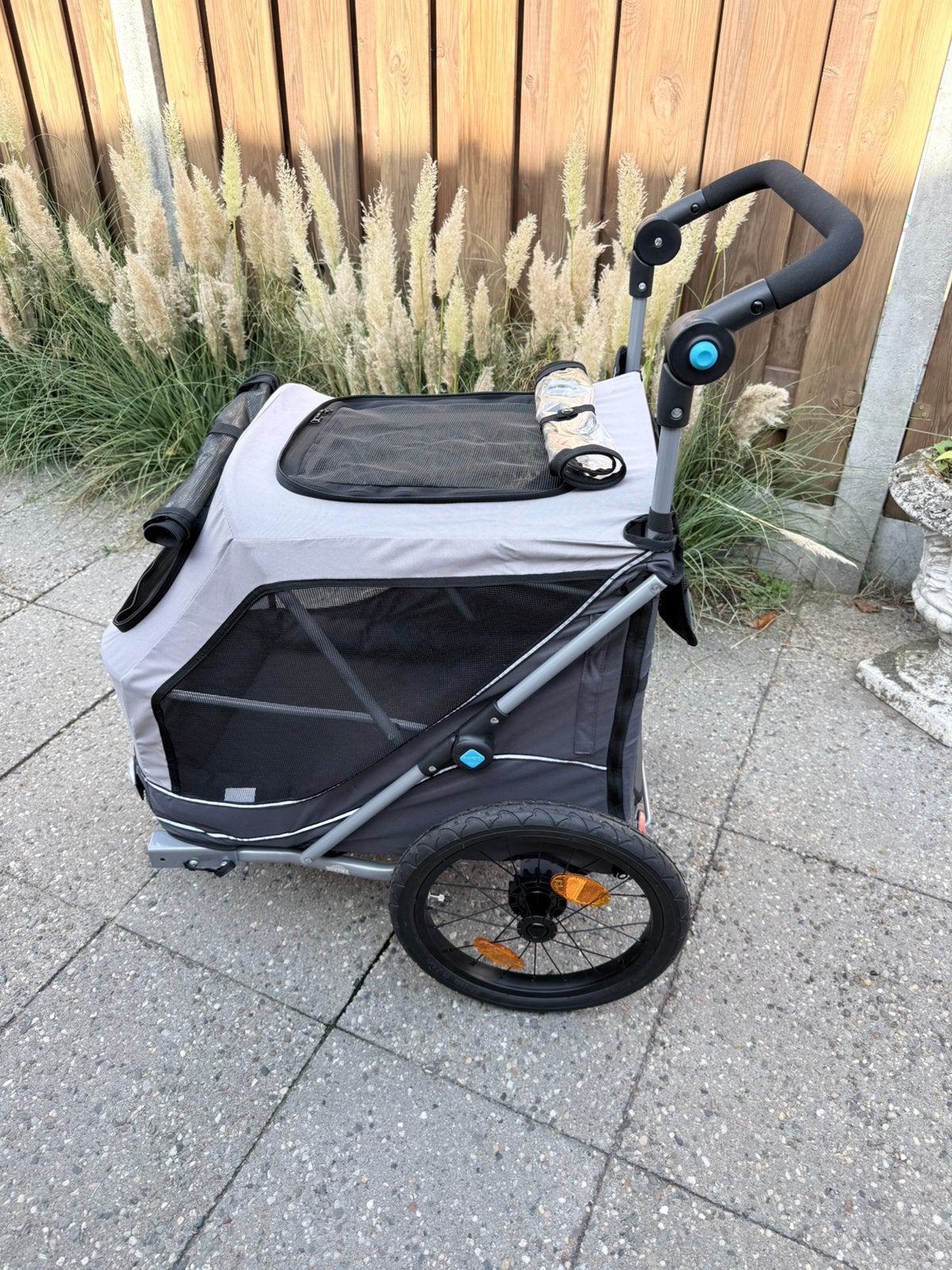Trixie Hondenfietskar Opvouwbaar compleet met frontwiel, Trixie, Ophalen of Verzenden, Zo goed als nieuw, Hondenfietskar