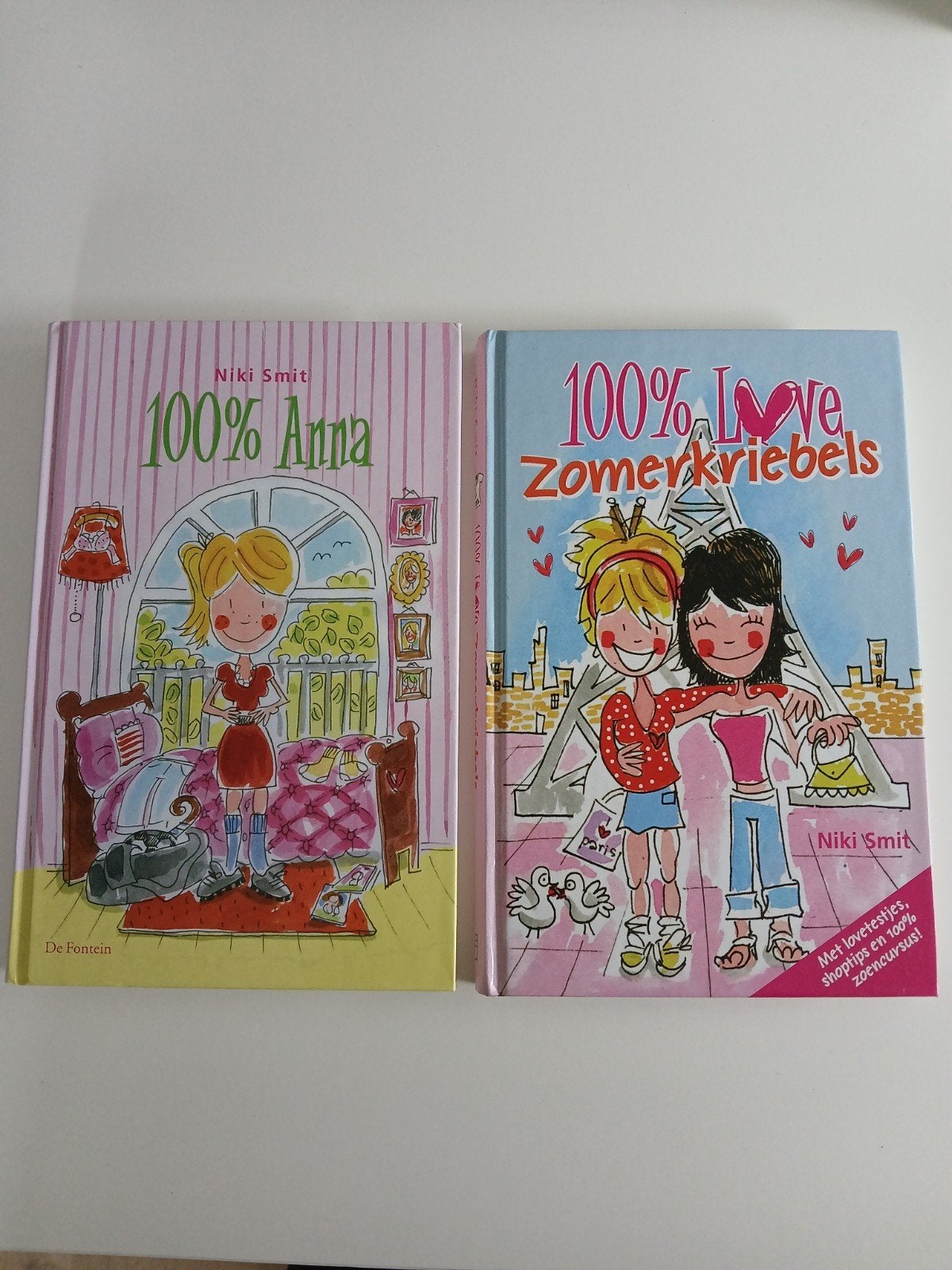 100% Anna en 100% love boeken, Ophalen, Zo goed als nieuw