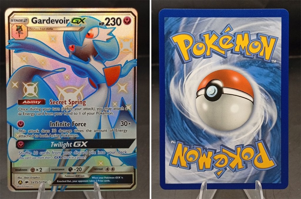 Gardevoir GX Hidden Fates (HIF SV75) - Near Mint, Ophalen of Verzenden, Zo goed als nieuw, Losse kaart