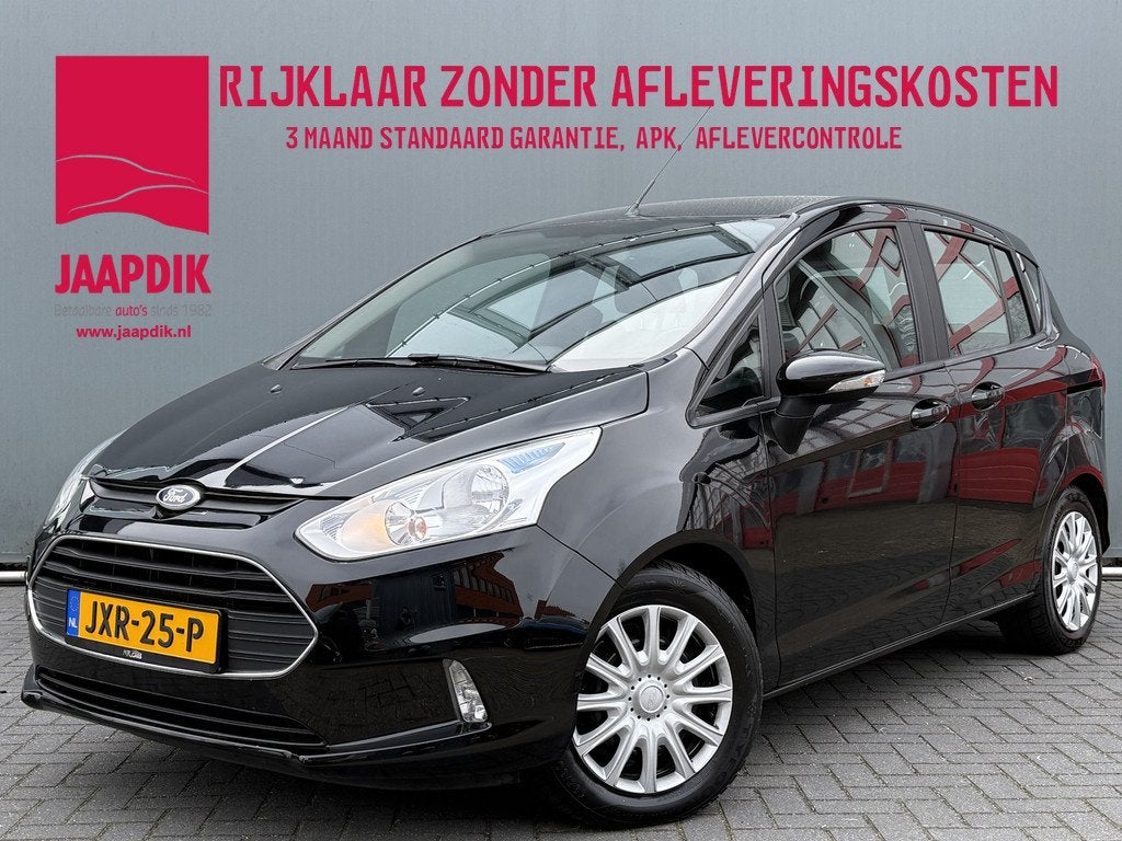Ford B-MAX BWJ 2016 1.0 101 PK EcoBoost Style STOELVERW. | R, Auto's, Ford, Voorwielaandrijving, Gebruikt, Met garantie (alle)