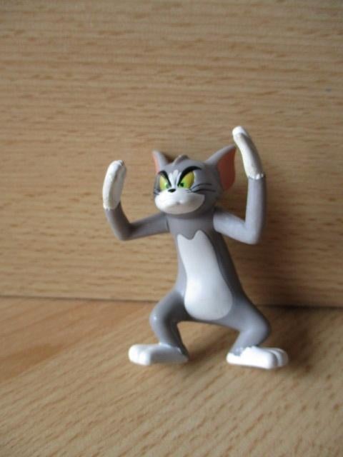 Tom en Jerry Tom poppetje  kwaad  6.5cm, Ophalen of Verzenden, Zo goed als nieuw