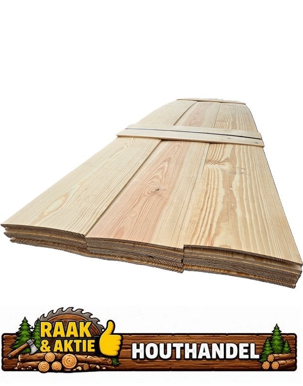 25.9 m² Lariks Planken  – 28,8 cm Breed - nr: TP281