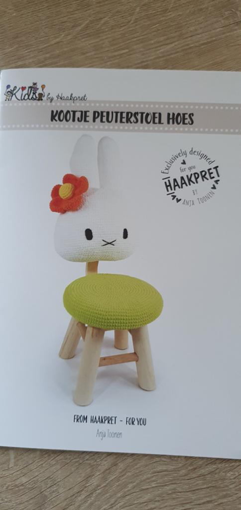 patroon peuterstoel hoes en peuterstoel, Ophalen of Verzenden, Nieuw, Haken, Patroon of Boek