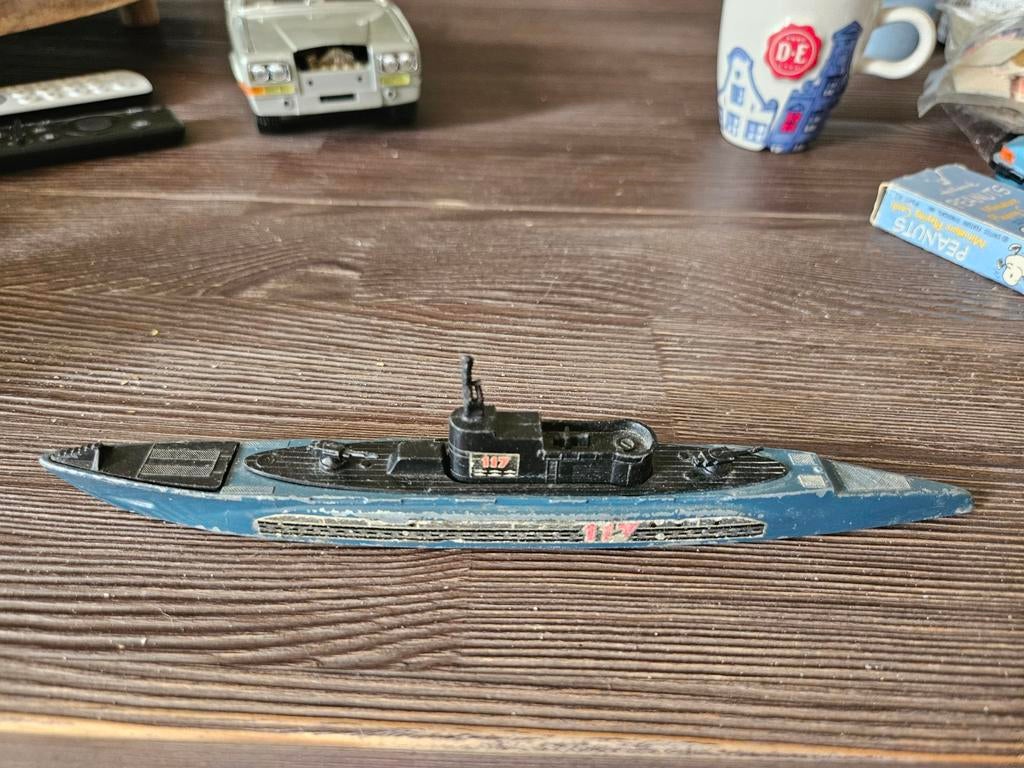Matchbox Duikboot U-117, Hobby en Vrije tijd, Ophalen of Verzenden, Gebruikt
