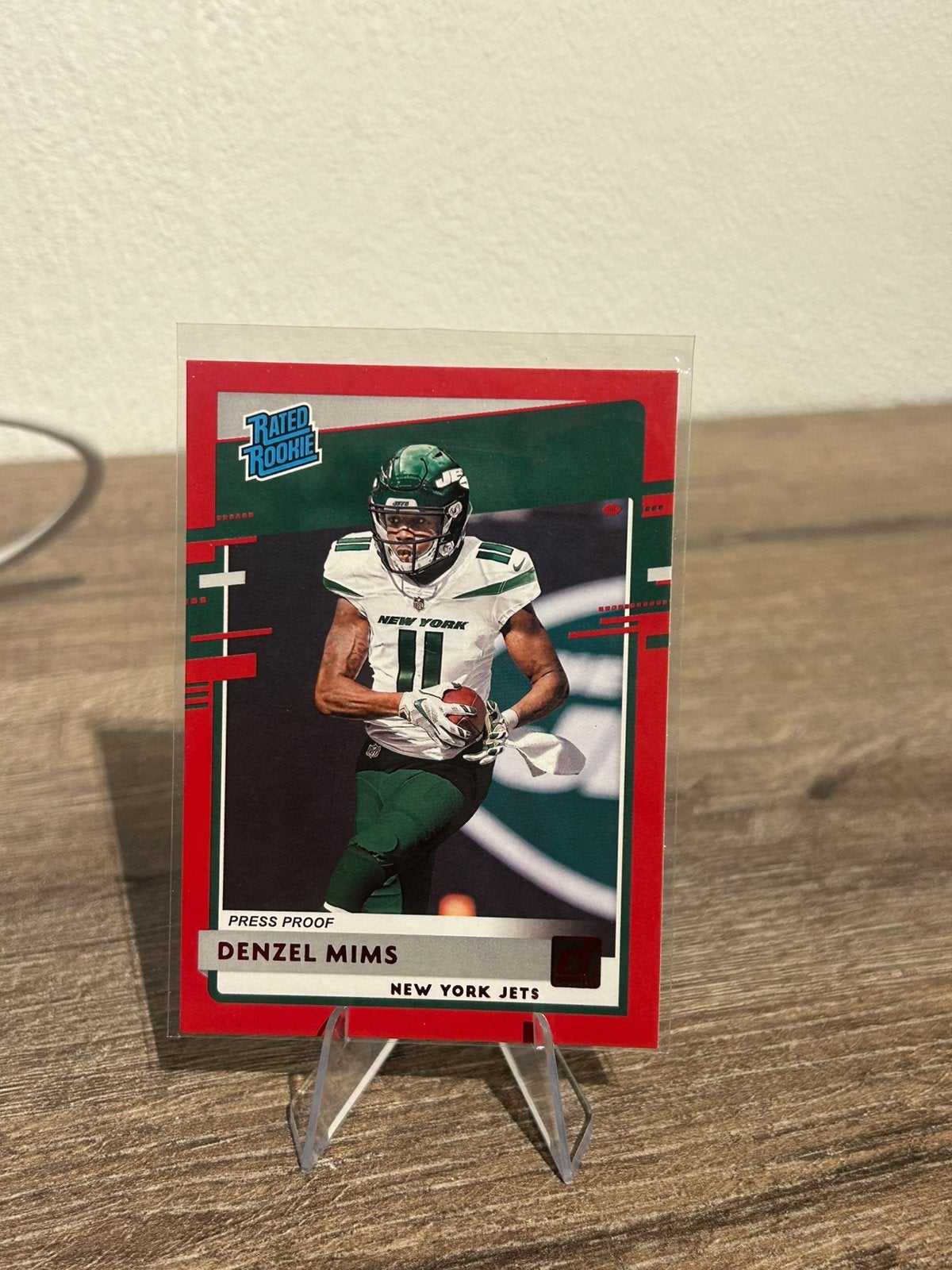 Denzel Mims 2020 Panini Donruss Football #325 Rated Rookie, Ophalen of Verzenden, Zo goed als nieuw, Buitenlandse clubs, Poster, Plaatje of Sticker