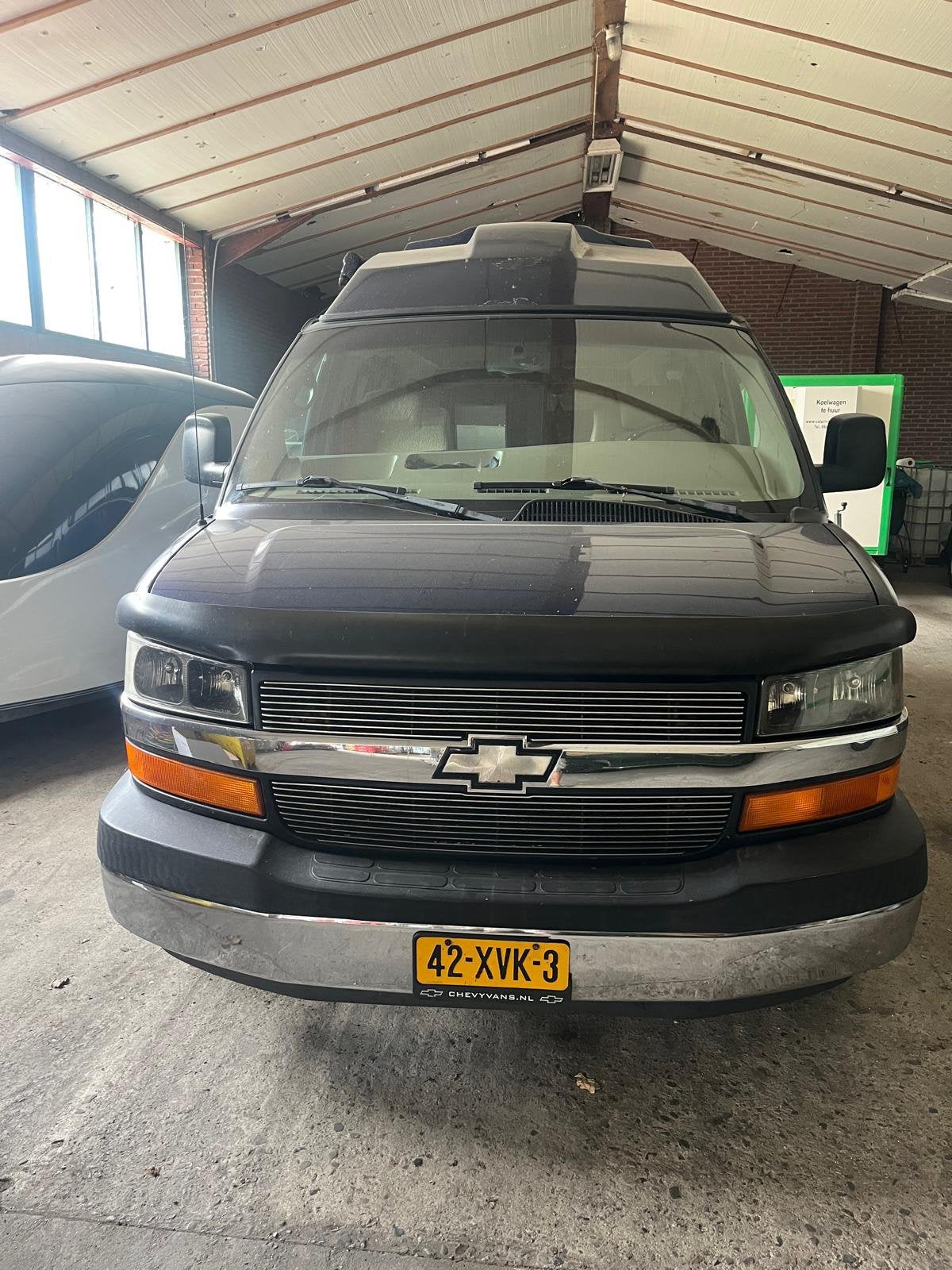 Chevrolet Express, Automaat, Achterwielaandrijving, Overige carrosserieën, Blauw