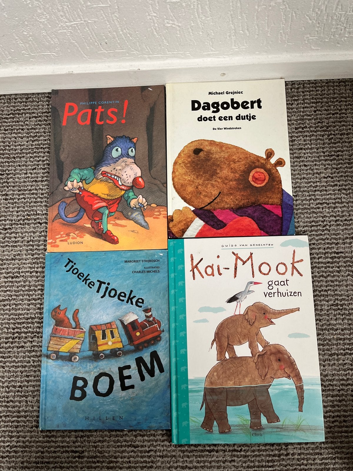 Kinderboeken set: Pats!, Dagobert, TjoekeTjoeke, Kai-Mook, Ophalen of Verzenden, Gelezen, Fictie algemeen