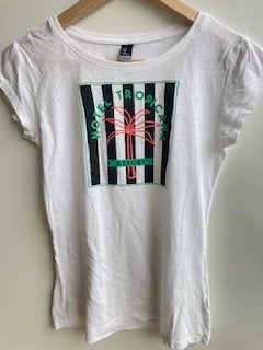 T-shirt met palmboom van Jill mt. 152, Meisje, Ophalen of Verzenden, Zo goed als nieuw, Shirt of Longsleeve
