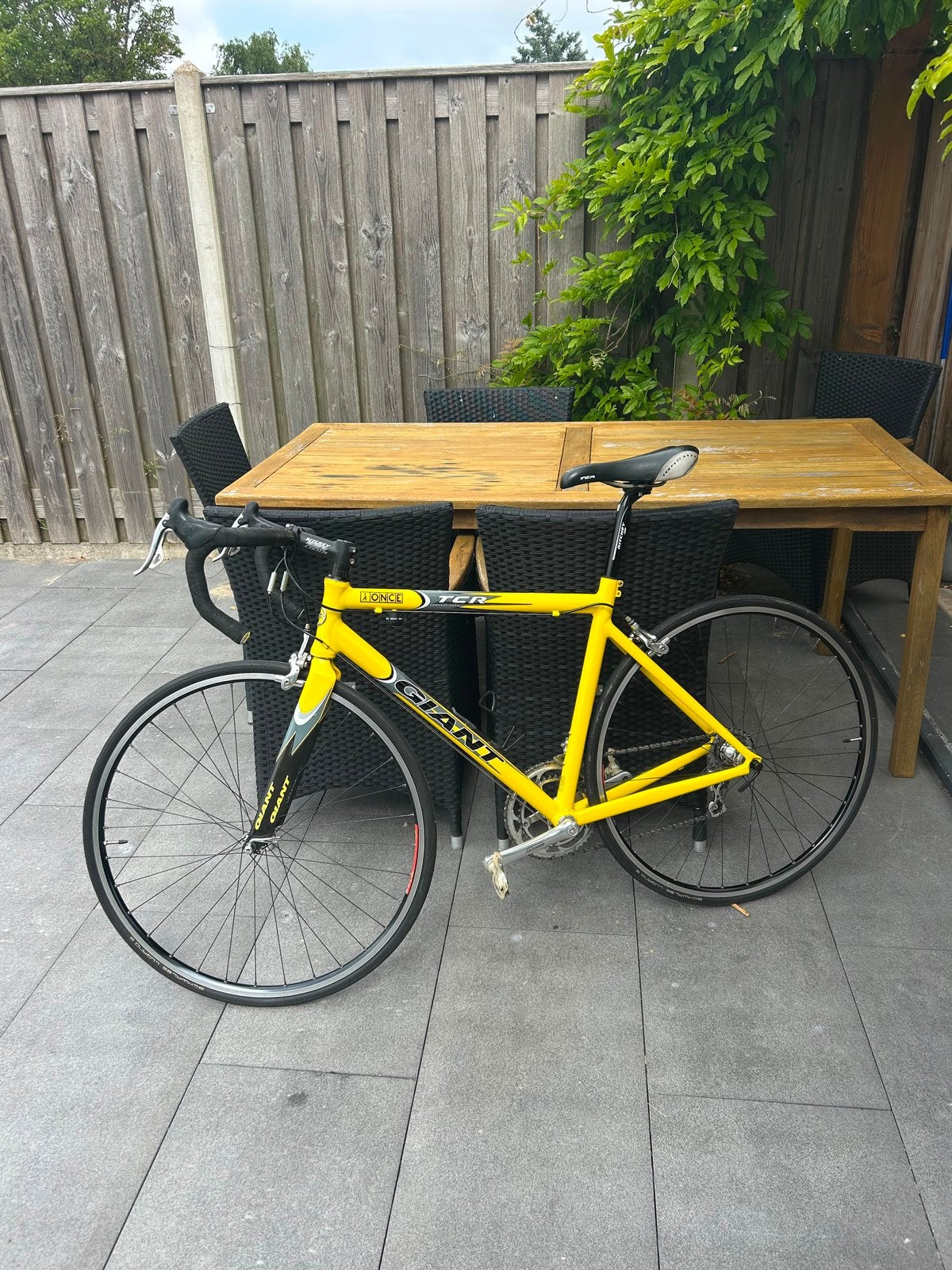 Giant TCR Once, Fietsen en Brommers, Ophalen, Gebruikt, Velgrem, Aluminium