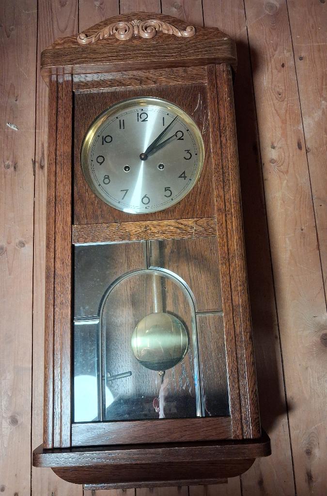 pendule wand klok, Ophalen