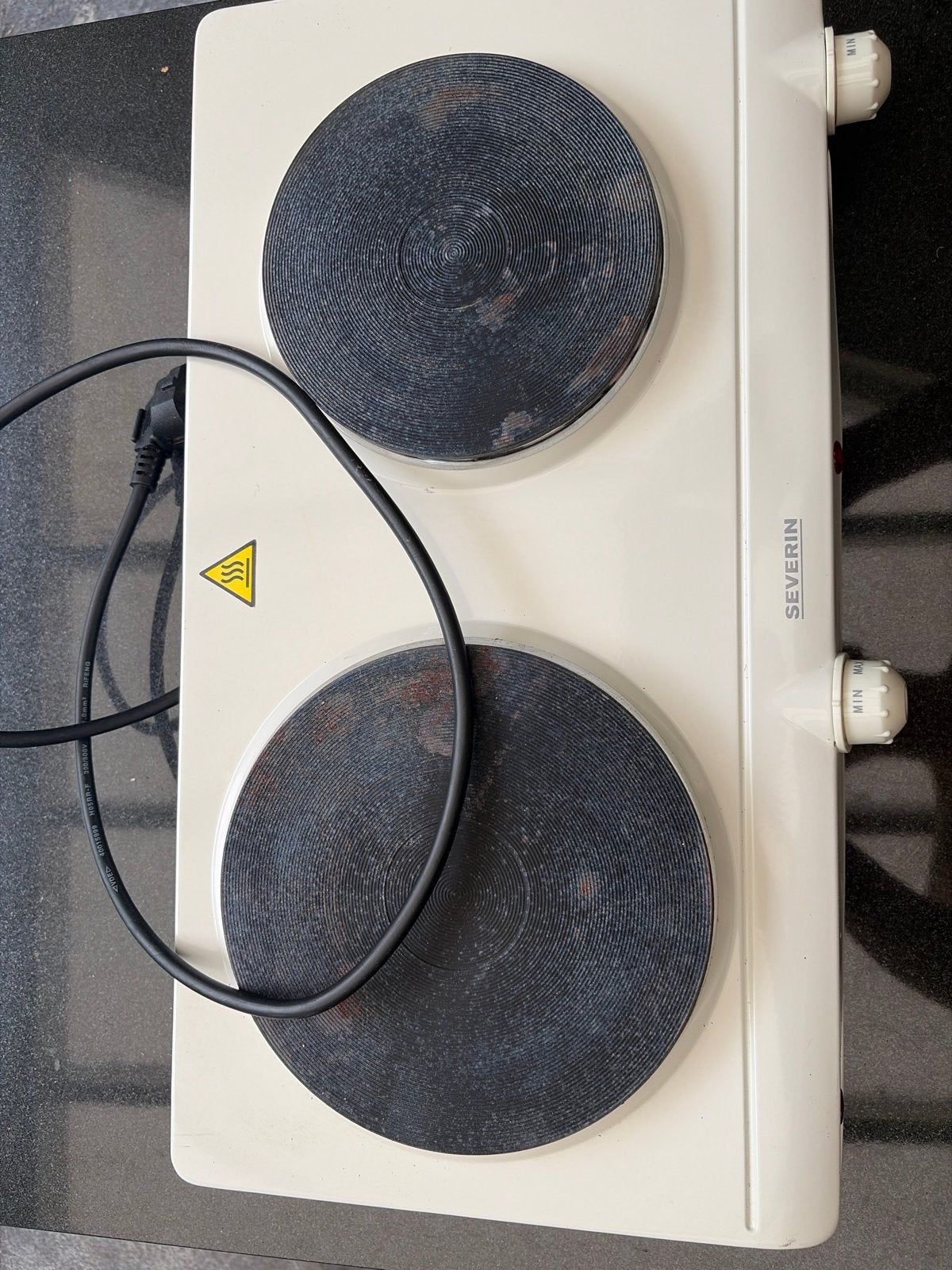 Severin Elektrische Kookplaat met 2 Kookzones, Witgoed en Apparatuur, Kookplaten, Ophalen, Gebruikt, 3 kookzones of minder, Vrijstaand