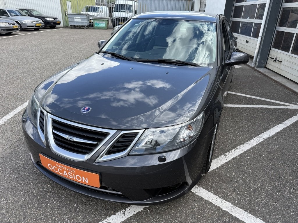 Saab 9-3 Sport Sedan 1.8t Vector (bj 2010), Auto's, Voorwielaandrijving, Gebruikt, Beige, 4 cilinders