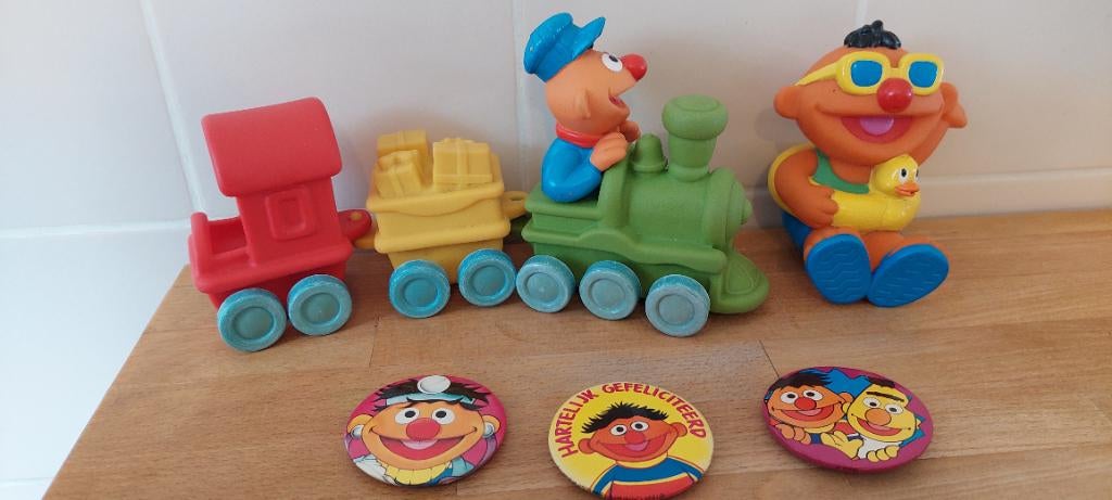 Ernie set sesamstraat verzameling vintage ., Ophalen of Verzenden