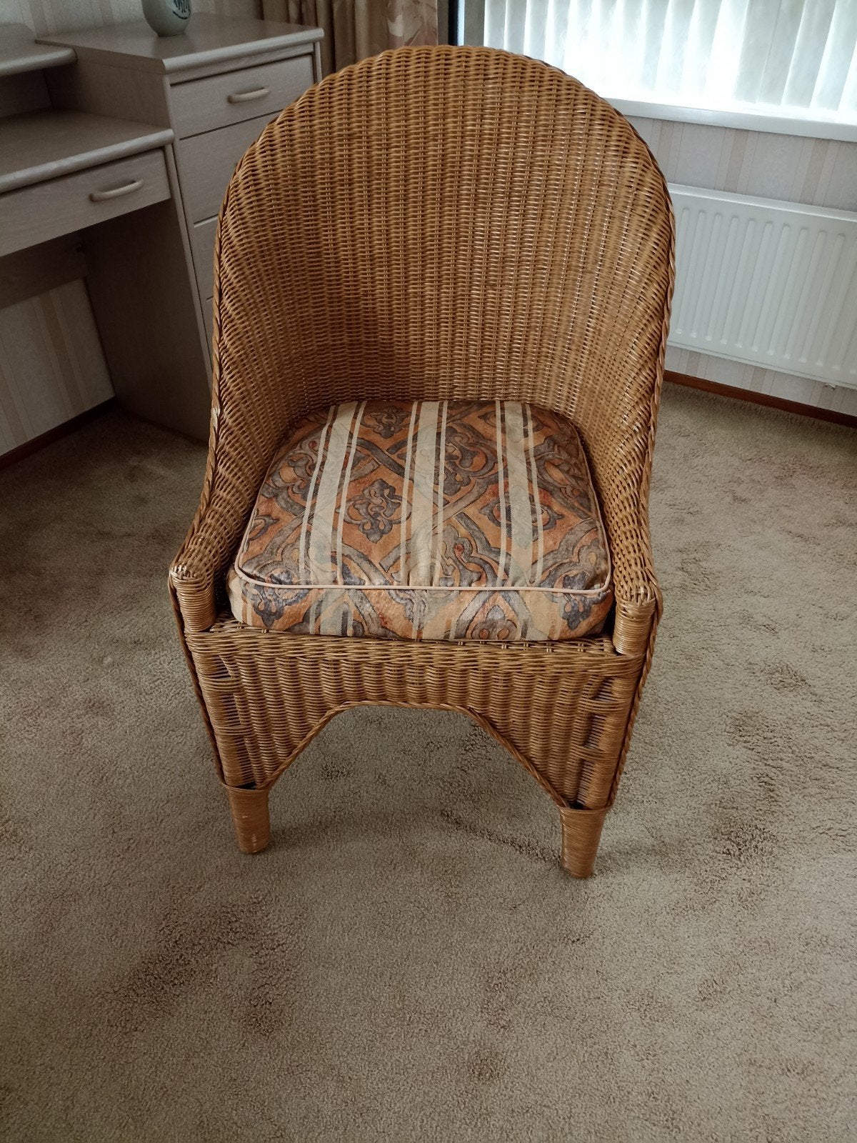 Rotan stoelen, Ophalen, Gebruikt, Twee, Bruin