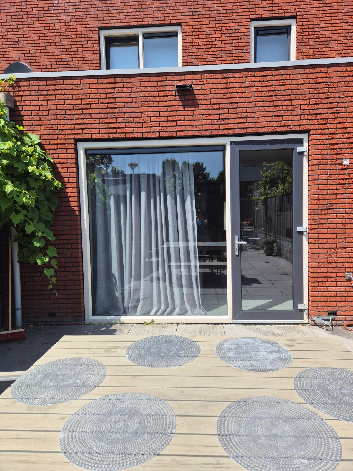 Zo goed als nieuwe tuindeuren (299x244 cm, dubbel glas A++), Ophalen of Verzenden