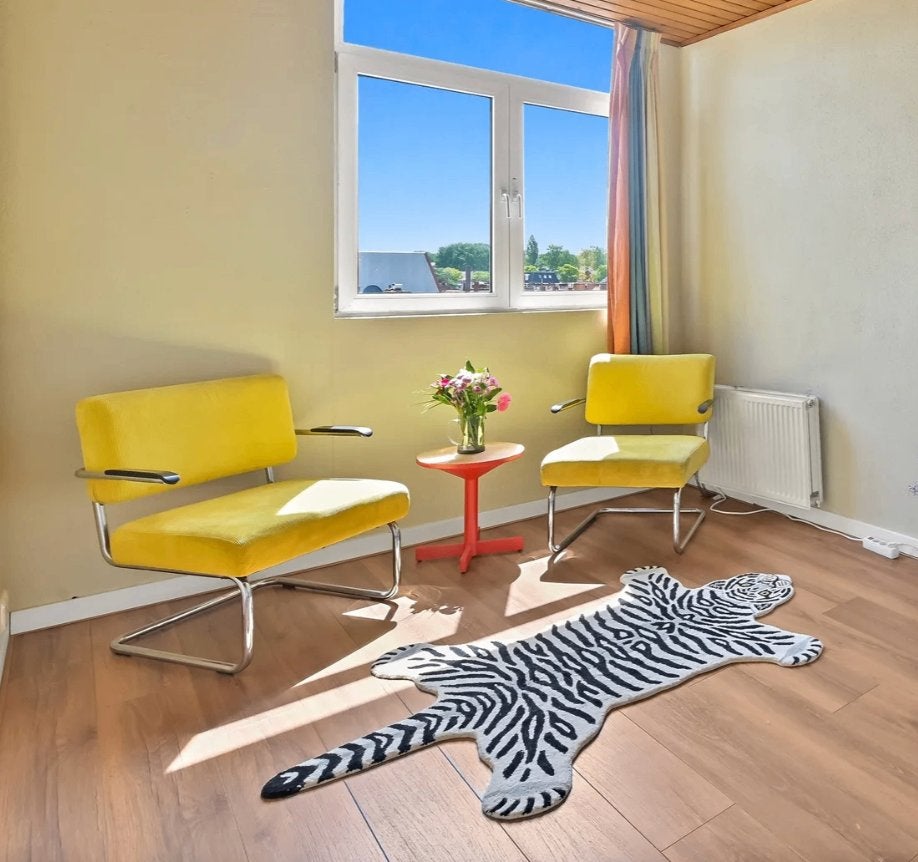 2 Gele design buisframe stoelen, Ophalen, Gebruikt, Twee, Overige kleuren
