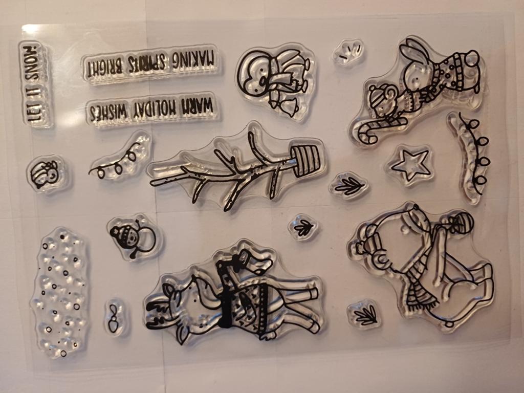 Grote collectie Clearstamps en snijmallen, Hobby en Vrije tijd, Stempelen, Ophalen of Verzenden, Gebruikt