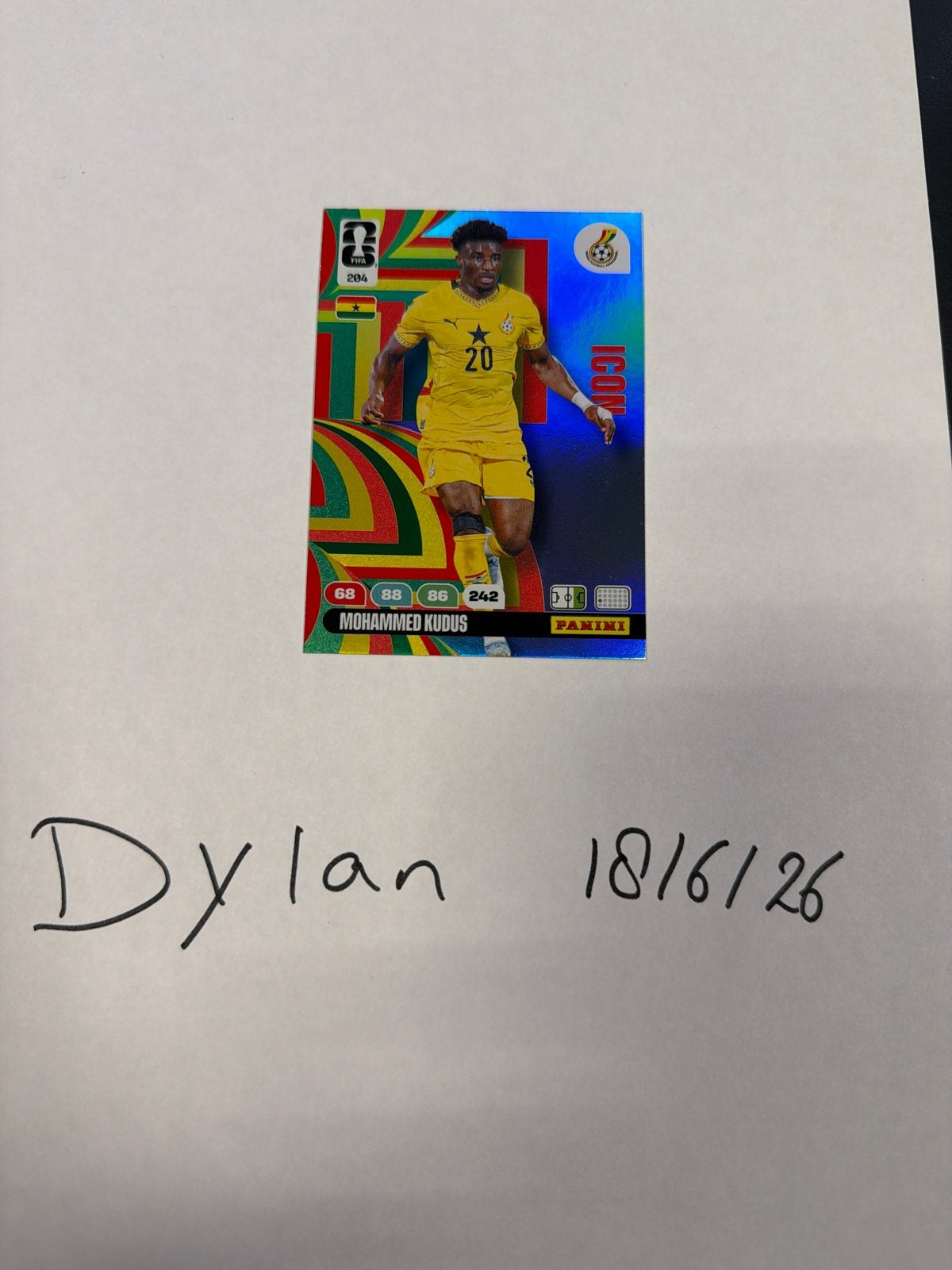 Panini Mohammed Kudus #204 - Packed Fresh, Ophalen of Verzenden, Nieuw, Ajax, Spelerskaart