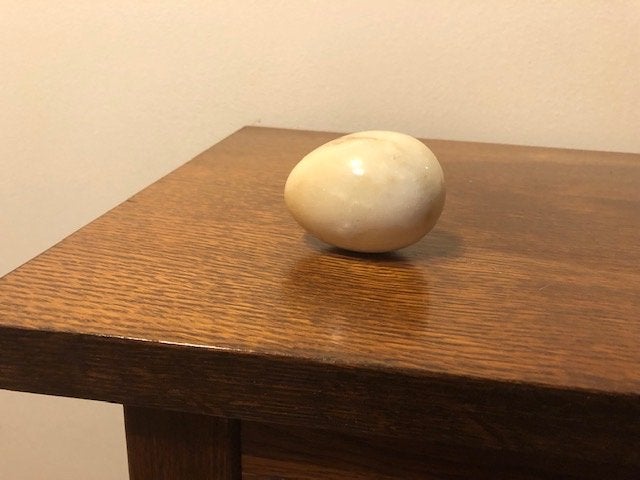 Decoratief marmeren ei, Ophalen of Verzenden