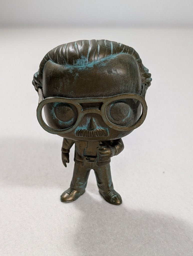 Funko Pop | marvel Stan Lee | bronzen standbeeld look, Ophalen of Verzenden, Zo goed als nieuw