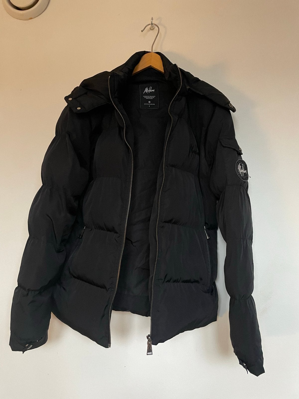 Malelions winterjas maat S, Ophalen of Verzenden, Gedragen, Maat 46 (S) of kleiner, Zwart