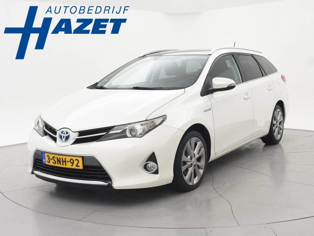 Toyota Auris Touring Sports 1.8 HYBRID AUT. + PANORAMA | CAM, Euro 5, Gebruikt, Wit, Origineel Nederlands