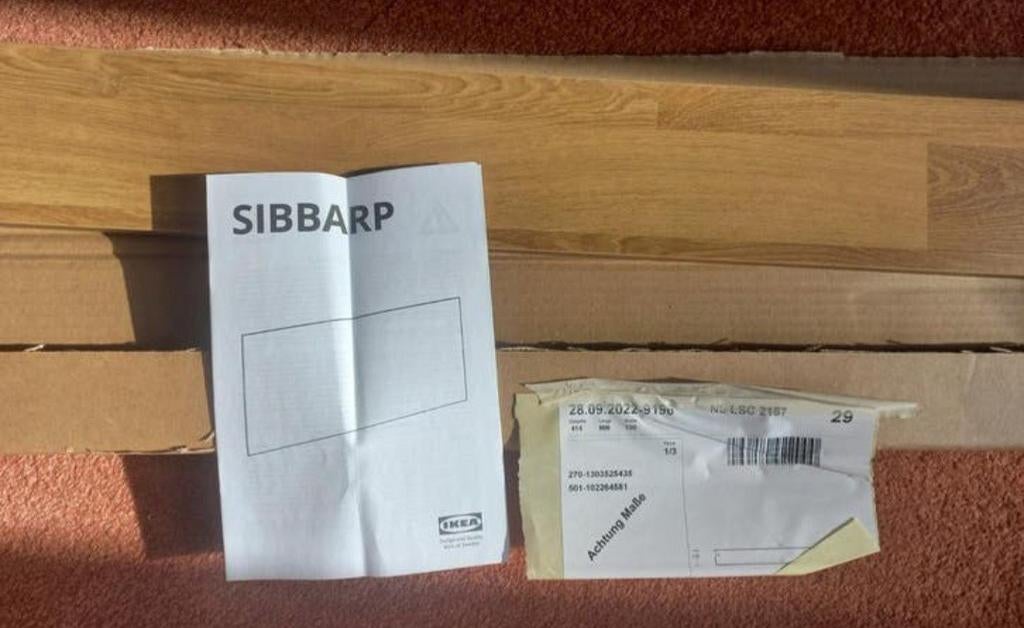 IKEA SÄLJAN plint  / SIBBARP wandpaneel 250+cm, Huis en Inrichting, Keuken | Keukenelementen, Ophalen, Nieuw