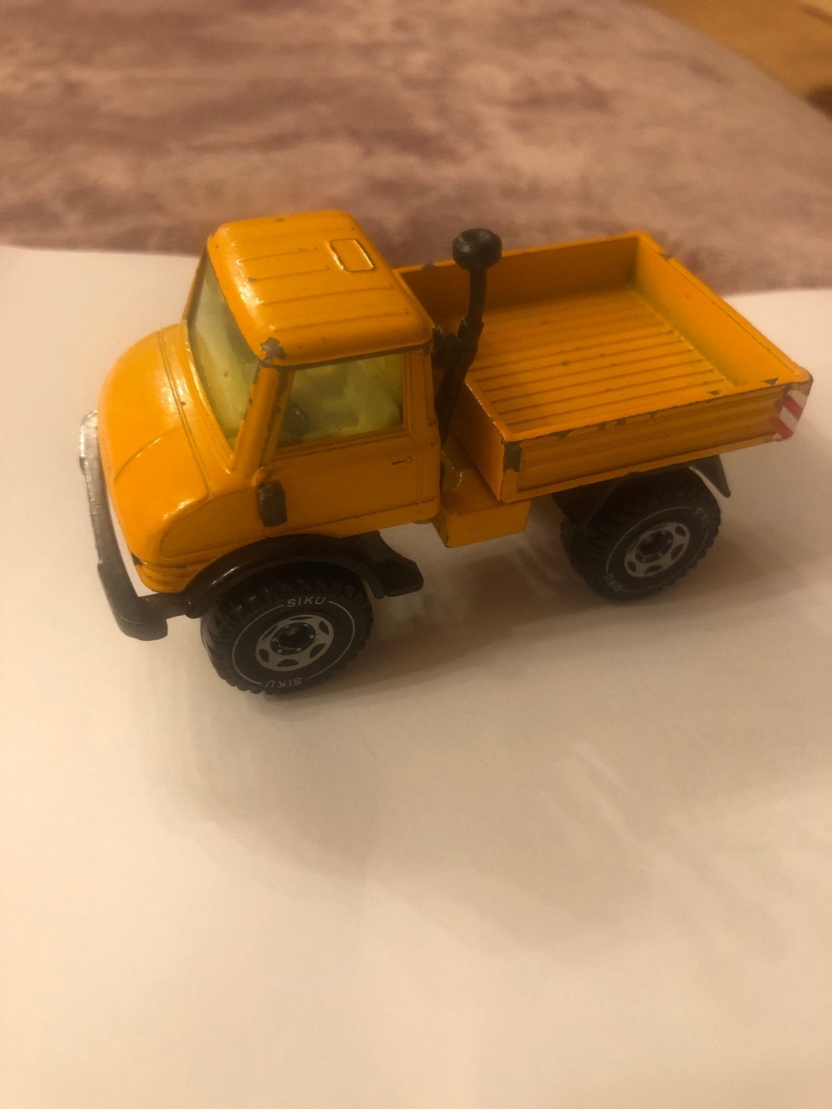 Siku Unimog Speelgoedauto - Geel, Ophalen of Verzenden, Gebruikt, Auto