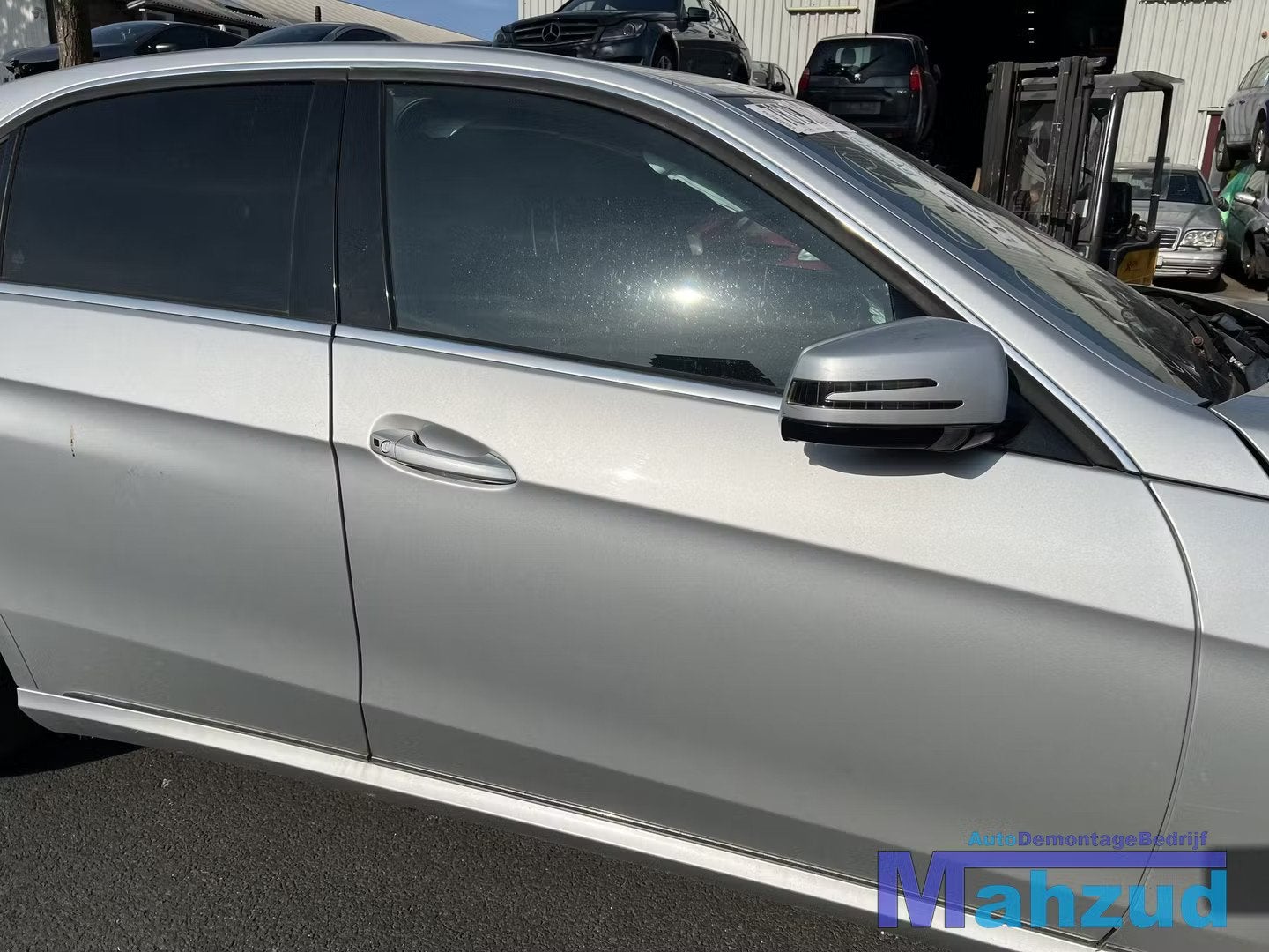 Mercedes W212 E KLASSE zilver 775 rechts voor deur 2013-2016, Gebruikt, Mercedes-Benz AG, Deur, Mercedes-Benz