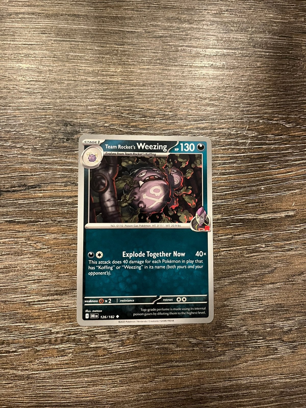 Team Rocket’s Weezing DRI 126/182, Ophalen of Verzenden, Zo goed als nieuw