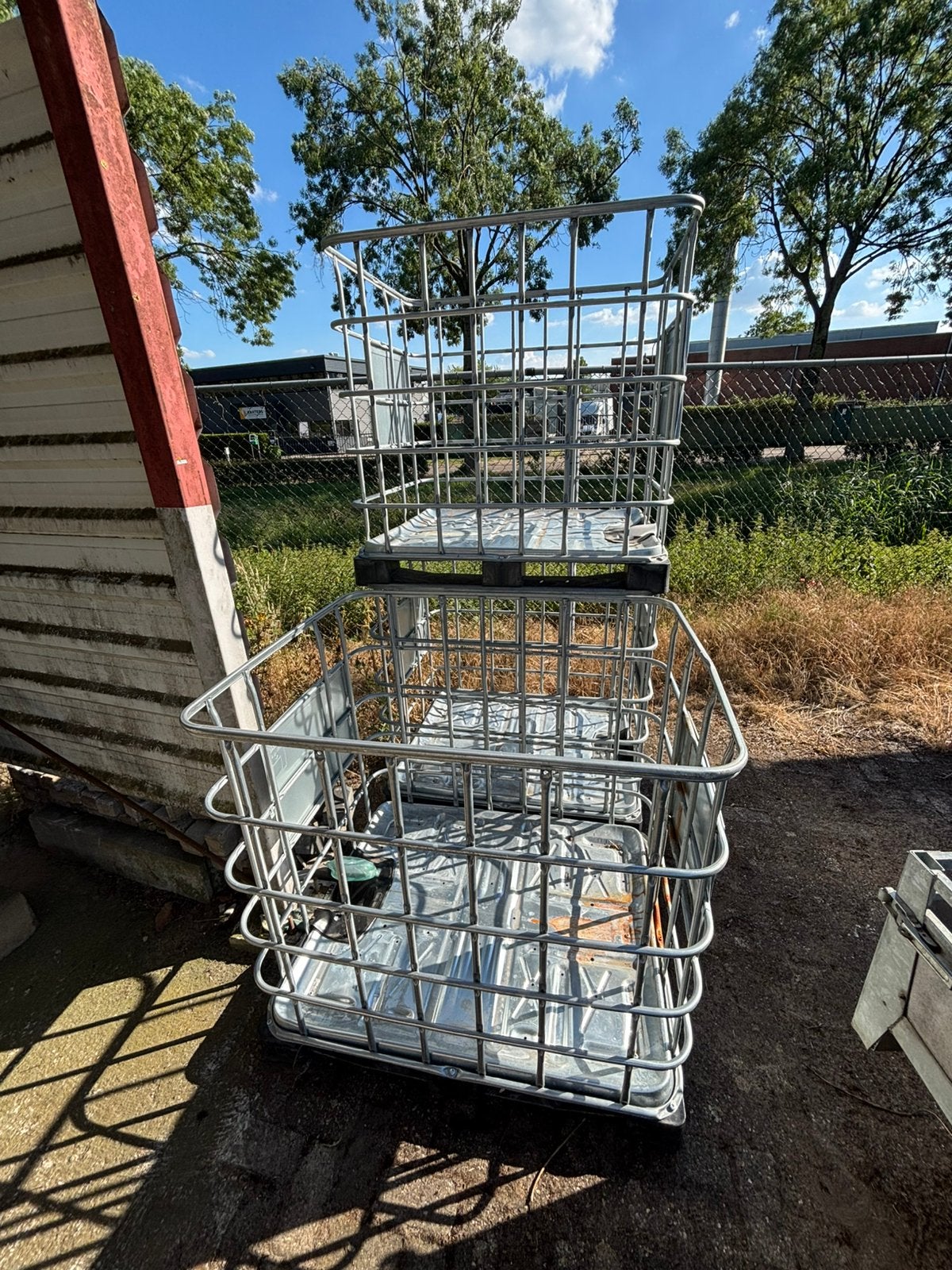 IBC kooien containers haardhout kachelhout, Ophalen, Zo goed als nieuw, 110 cm of meer, Minder dan 65 cm