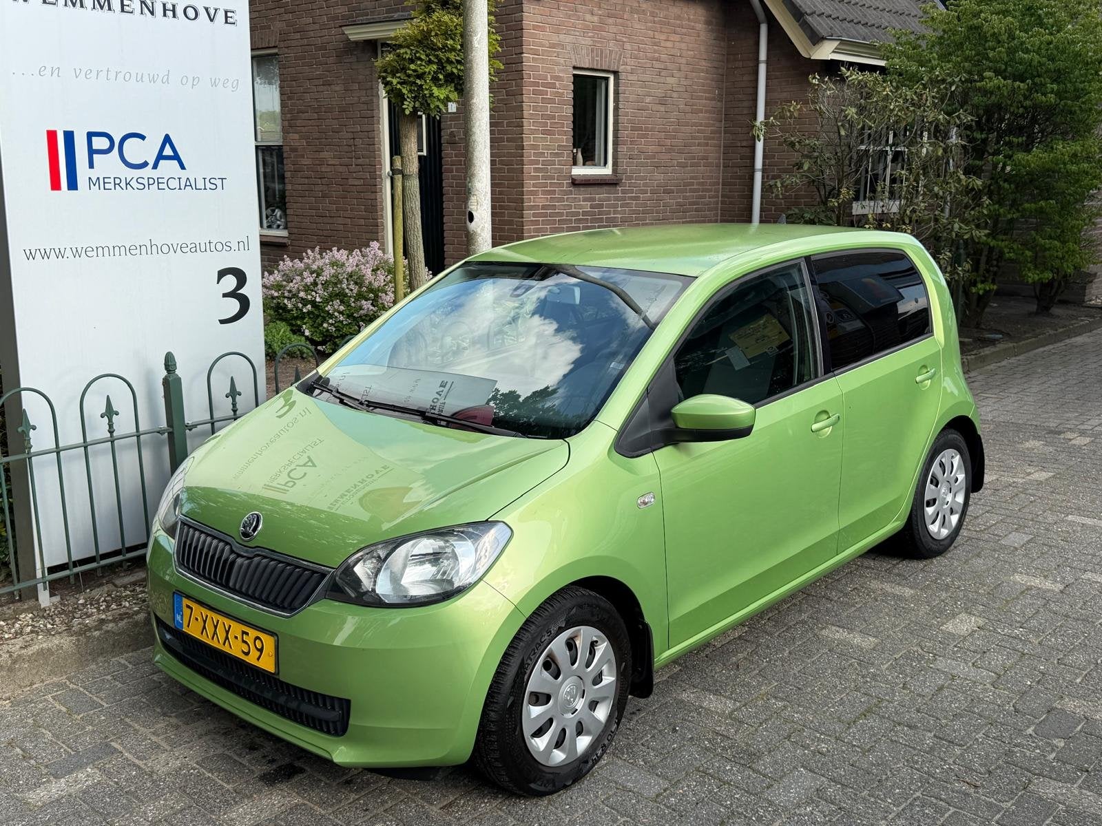 Skoda Citigo 1.0 Greentech Sprint 5-Deurs/Airco/CV/El.ramen, Voorwielaandrijving, Stof, Gebruikt, 60 pk