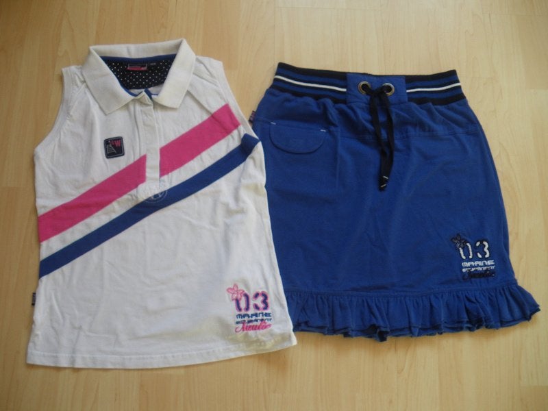 ANOTHER WORLD zomer set polo shirt + rok maat 152/158 setje, Ophalen of Verzenden, Zo goed als nieuw, Setje, Another World