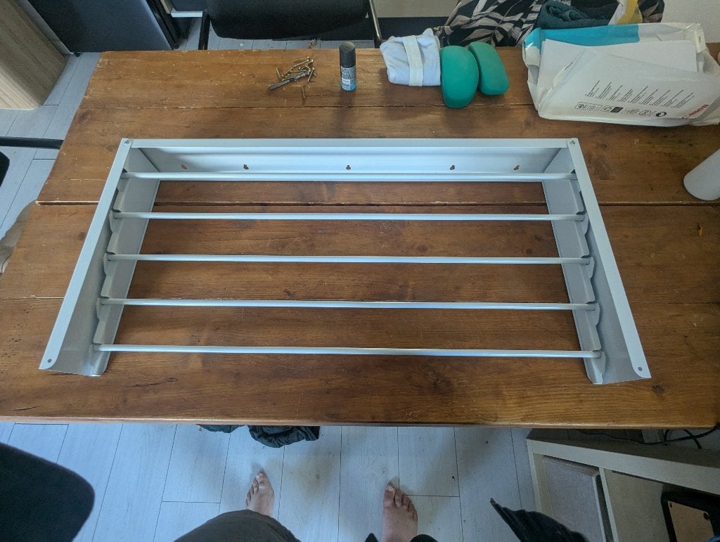 opvouwbaar wasrek voor wand montage / muur montage, Ophalen, Zo goed als nieuw, Wasrek